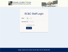 Tablet Screenshot of admin.stewartcoopercoon.com